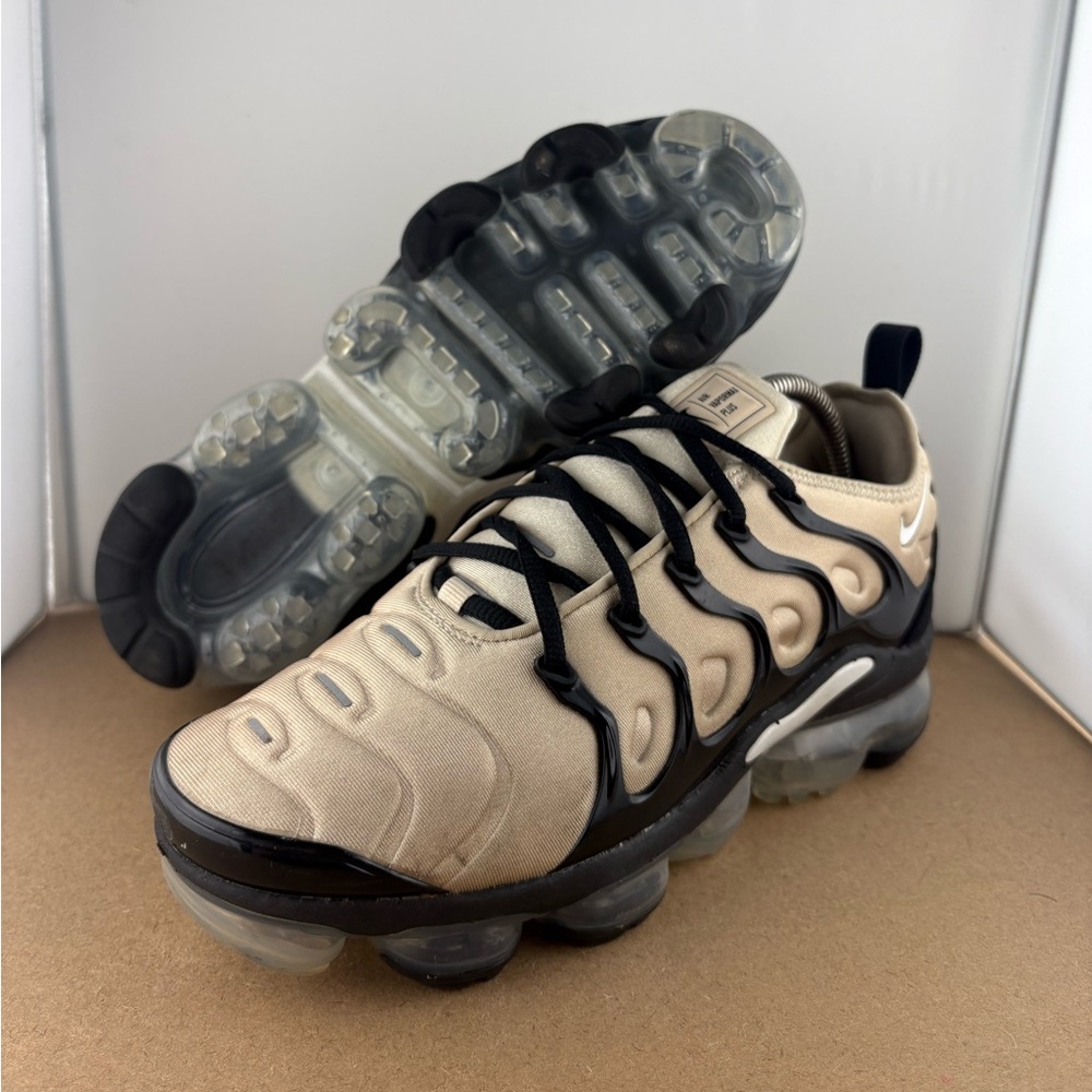 Nike Air Vapormax Plus Rattan Khaki Beige Black DX3720-200 Men's Size 8
